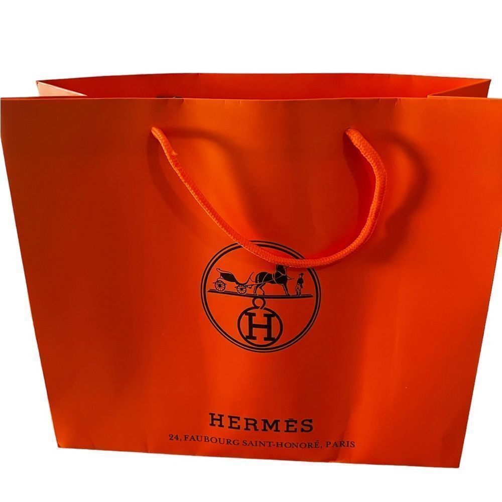 Authentic Hermes Empty Gift Bag